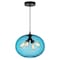 Cwi Lighting Glass 4 Light Down Pendant With Blue Finish 5553P16 -Blue - alternate 1